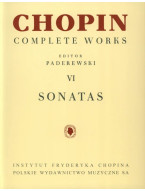 Frédéric Chopin: Complete Works VI: Sonatas (noty na klavír)