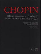 Frédéric Chopin: Piano Concerto No. 2 Op. 21 (noty pro klavír, smyčcový kvintet)