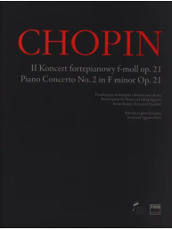Frédéric Chopin: Piano Concerto No. 2 Op. 21 (noty pro klavír, smyčcový kvintet)