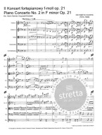 Frédéric Chopin: Piano Concerto No. 2 Op. 21 (noty pro klavír, smyčcový kvintet)