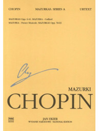 Frédéric Chopin: Mazurkas,Opp. 6,7,17,24,30,33,41 (noty na klavír)