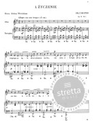 Frédéric Chopin: Complete Works XVII:  Songs (noty na zpěv, klavír)