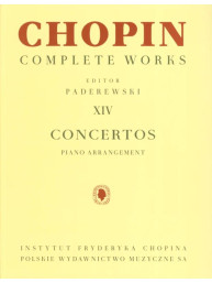 Frédéric Chopin: Complete Works XIV: Piano Concertos (noty na čtyřruční klavír)
