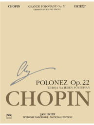 Frédéric Chopin: Grande Polonaise Op 22 National Edition (noty na klavír)