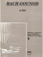 Johann Sebastian Bach: Ave Maria (noty na varhany)