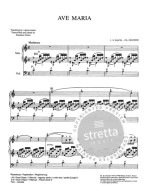 Johann Sebastian Bach: Ave Maria (noty na varhany)