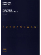 Karol Szymanowski: Variations in B flat minor Op. 3  (noty na klavír)