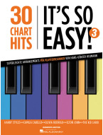 30 Charthits - It's so easy! 3 (noty na snadný klavír)