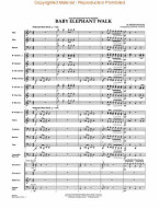 Henry Mancini: Baby Elephant Walk (noty pro koncertní orchestr, party, partitura)