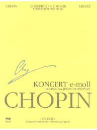 Frédéric Chopin: National Edition - Concerto In E Minor Op 11 13A (noty na klavír)