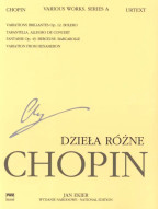 Frédéric Chopin: National Edition 12A - Various works Volume XII (noty na klavír)