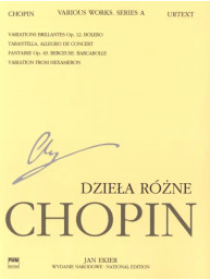 Frédéric Chopin: National Edition 12A - Various works Volume XII (noty na klavír)