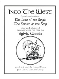 Into the West from The Lord of the Rings (noty na harfu)
