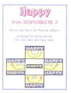 Pharrell Williams: Happy (noty na harfu)