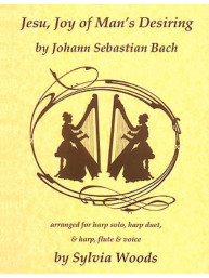 Johann Sebastian Bach: Jesu, Joy of Man's Desiring (noty na harfu)