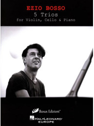 Ezio Bosso: 5 Trios (noty na housle, violoncello, klavír)