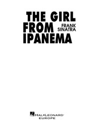 Frank Sinatra: The Girl From Ipanema (noty na klavír, zpěv)
