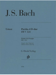Johann Sebastian Bach: Partita 4 D Major BWV 828 without fingerings (noty na klavír)