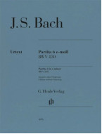 Johann Sebastian Bach: Partita 6 E Minor BWV 830 - Without Fingering (noty na klavír)