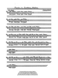 Philip Glass: Music In Contrary Motion For Organ (noty na varhany)