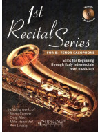 1st Recital Series for Bb Tenor Saxophone (noty na tenorsaxofon)(+audio)