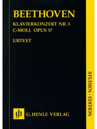 Beethoven: Concerto For Piano And Orchestra No. 3 Op. 37 - Study Score (noty pro orchestr, partitura)