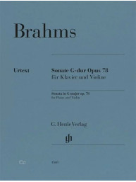 Johannes Brahms: Sonata In G major op. 78 - Urtext (noty na housle, klavír)