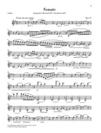 Johannes Brahms: Sonata In G major op. 78 - Urtext (noty na housle, klavír)
