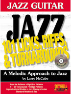 101 Licks, Riffs & Turnarounds - A Melodic Approach to Jazz (noty, tabulatury na kytaru)(+audio)