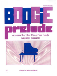 William Gillock: Boogie Prelude (noty na čtyřruční klavír)