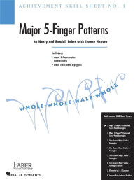 Nancy Faber: Achievement Skill Sheet No. 1 - Major 5-Finger Patterns (noty na klavír)