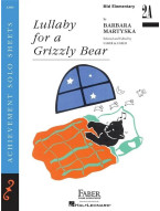 Barbara Martyska: Lullaby for a Grizzly Bear (noty na klavír)