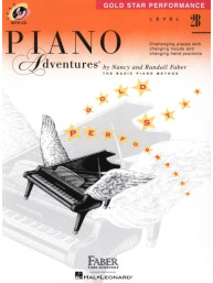 Piano Adventures Gold Star Performance Level 2B (noty na klavír)(+audio)