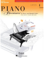 Piano Adventures Technique & Artistry Book - Level 4 (noty na klavír)