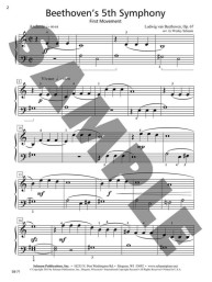 Beethoven's 5th Symphony by Wesley Schaum (noty na klavír)