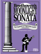 Ludwig van Beethoven: Moonlight Sonata For Classical And Fingerstyle Guitar (noty, tabulatury na kytaru)