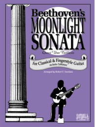 Ludwig van Beethoven: Moonlight Sonata For Classical And Fingerstyle Guitar (noty, tabulatury na kytaru)