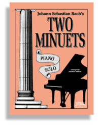Johann Sebastian Bach's Two Minuets (noty na klavír)