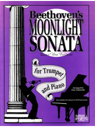 Ludwig van Beethoven: Moonlight Sonata (noty na trubku, klavír)