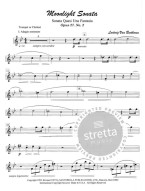 Ludwig van Beethoven: Moonlight Sonata (noty na trubku, klavír)