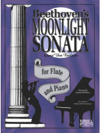 Ludwig van Beethoven: Moonlight Sonata (noty na příčnou flétnu, klavír)