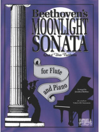 Ludwig van Beethoven: Moonlight Sonata (noty na příčnou flétnu, klavír)
