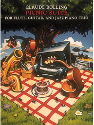 Claude Bolling: Picnic Suite For Flute, Guitar And Jazz Piano Trio (noty na klavír, příčnou flétnu, kytaru, basu, bicí)