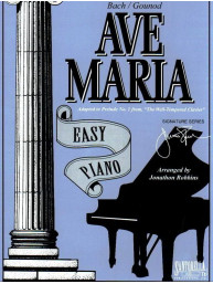 Bach/Gounod: Ave Maria (noty pro snadný klavír)
