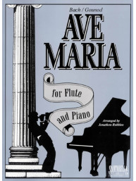 Bach/Gounod: Ave Maria (noty na příčnou flétnu, klavír)