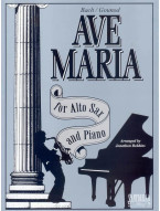 Bach/Gounod: Ave Maria (noty na altsaxofon, klavír)