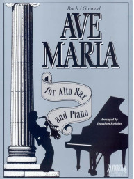 Bach/Gounod: Ave Maria (noty na altsaxofon, klavír)