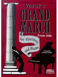 Giuseppe Verdi: Grand March From Aida (noty na klarinet, klavír)