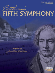 Beethoven's 5th Symphony Theme (noty na altsaxofon, klavír)