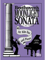 Beethoven's Moonlight Sonata (noty na altsaxofon, klavír)